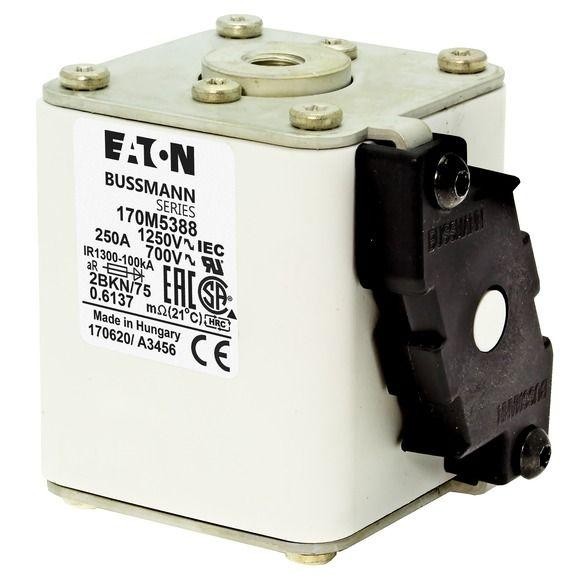  Предохранитель быстрый 250А 1250В 2BKN/75 AR CU EATON 170M5388 