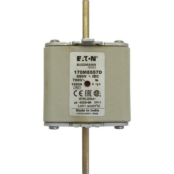  Предохранитель быстрый 1600А 690В AR DIN 3 HSDNH EATON 170M8557D 
