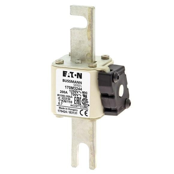  Предохранитель быстрый 200А 1250В 1-KN/110 AR CU EATON 170M3244 