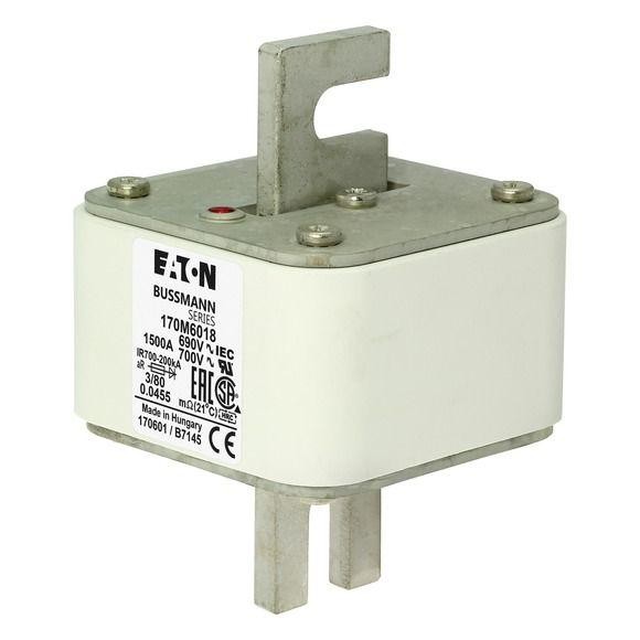  Предохранитель быстрый 1500А 690В 3/80 AR UC EATON 170M6018 
