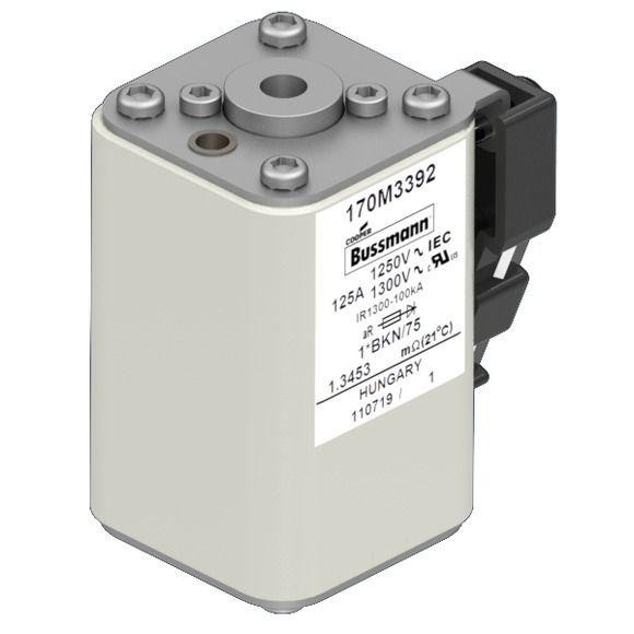  Предохранитель быстрый 125А 1250В 1-BKN/75 AR CU EATON 170M3392 