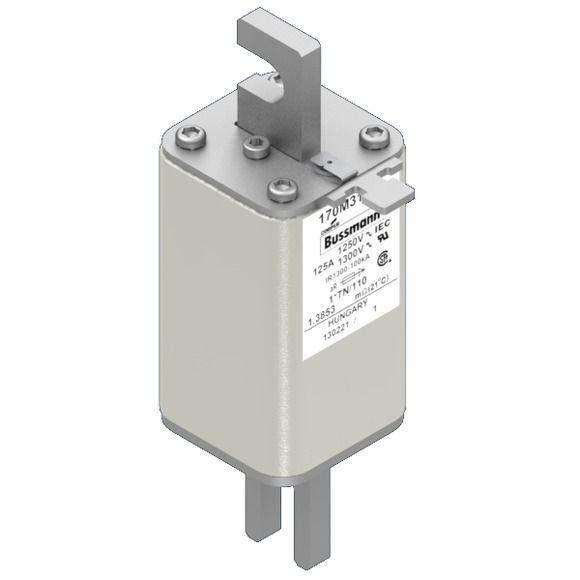  Предохранитель быстрый 125А 1250В 1-TN/110 AR CU EATON 170M3192 