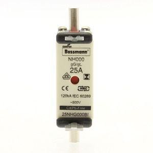  Предохранитель NH 25А 500В GL/GG 000 EATON 25NHG000BI 