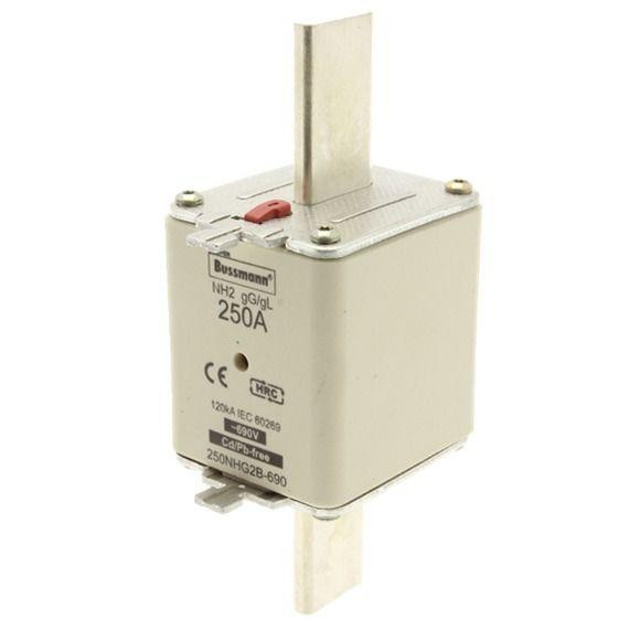  Предохранитель NH 250А 500В gG 2 двойная индикация EATON 250NHG2B 