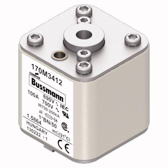  Предохранитель быстрый 100А 690В 1-BN/50 AR UC EATON 170M3412 