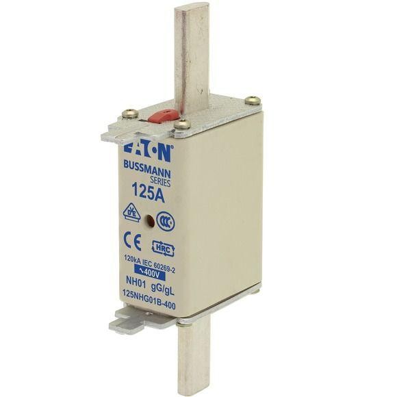  Предохранитель NH 125А 400В GG 01 EATON 125NHG01B-400 