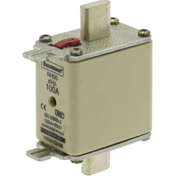  Предохранитель NH 0 AM 100А 500В двойная индикация EATON 100NHM0B 