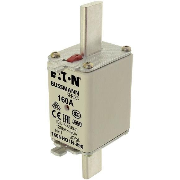  Предохранитель NH 160А 500В gG 1 двойная индикация EATON 160NHG1B 
