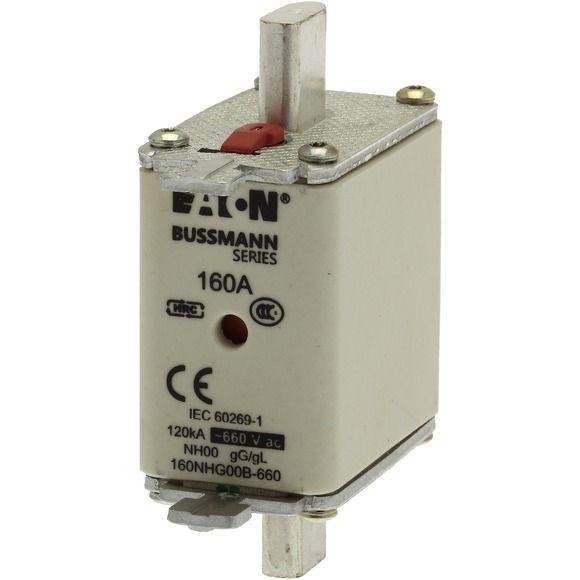  Предохранитель NH 160A 660В GL/GG 00 двойная индикация EATON 160NHG00B-660 