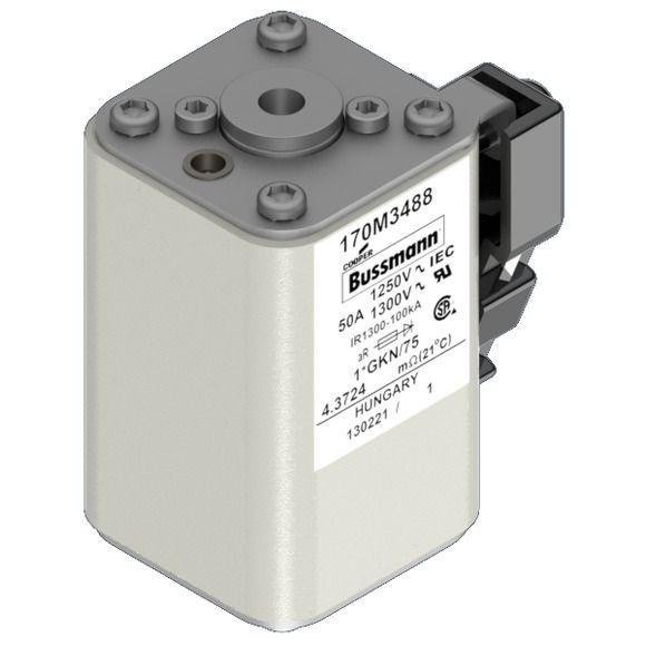  Предохранитель быстрый 50А 1250В 1-GKN/75 AR CU EATON 170M3488 