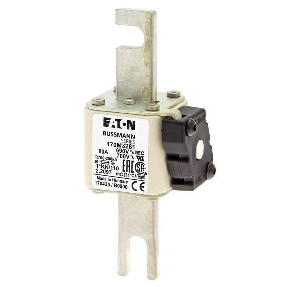  Предохранитель быстрый 80А 690В 1-KN/110 AR UC EATON 170M3261 