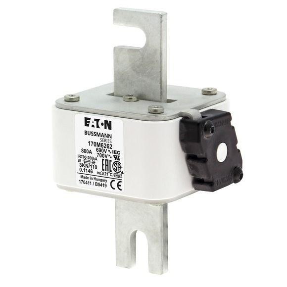  Предохранитель быстрый 800А 690В 3KN/110 AR UC EATON 170M6262 