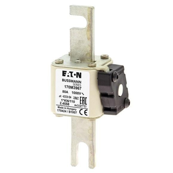  Предохранитель быстрый 80А 1000В 1-KN/110 AR EATON 170M3967 