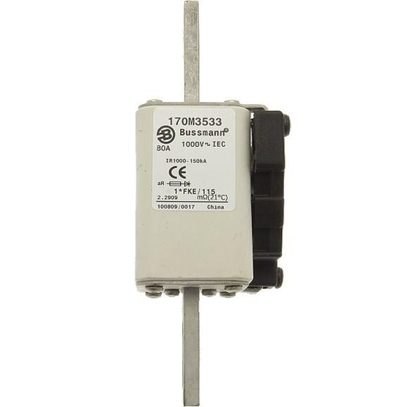  Предохранитель быстрый 80А 1000В 1-FKE/115 AR CU EATON 170M3533 