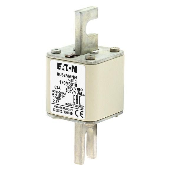  Предохранитель быстрый 63А 690В 1-/80 AR UC EATON 170M3010 