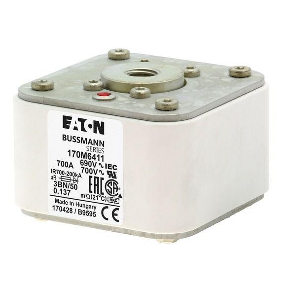  Предохранитель быстрый 700А 690В 3BN/50 AR UC EATON 170M6411 