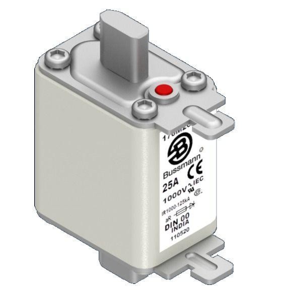  Предохранитель быстрый 25А 1000В DIN 00 AR EATON 170M2674 