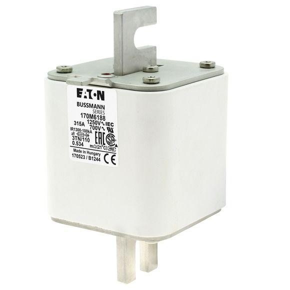  Предохранитель быстрый 315А 1250В 3TN/110 AR CU EATON 170M6188 