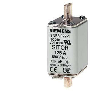  Вставка плавкая SITOR GR DIN 43620 80А AC 690В 00 Siemens 3NE10202 
