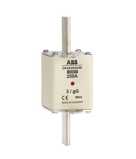  Предохранитель OFAA3GG400 400А тип gG размер 3 до 690В ABB 1SCA022701R1260 