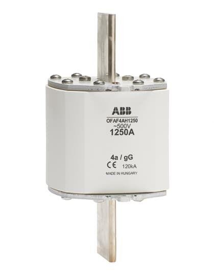  Предохранитель OFAF4AH500 500А тип gG размер 4а до 500В ABB 1SCA022637R3980 