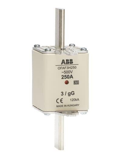  Предохранитель OFAF3H355 355А тип gG размер 3 до 500В ABB 1SCA022627R6600 