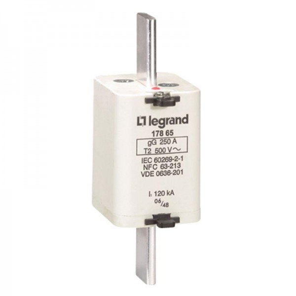  Предохранитель тип gG/gL T2 250А Leg 017865 