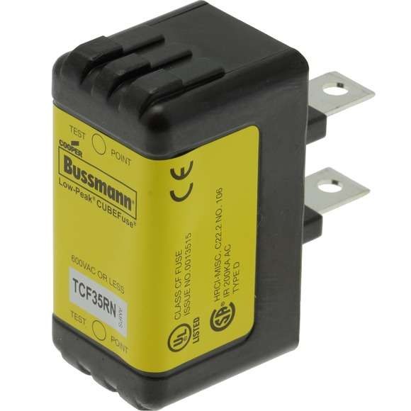  Предохранитель CUBE TIME DELAY 600В АС/300 DC без индикация EATON TCF50RN 