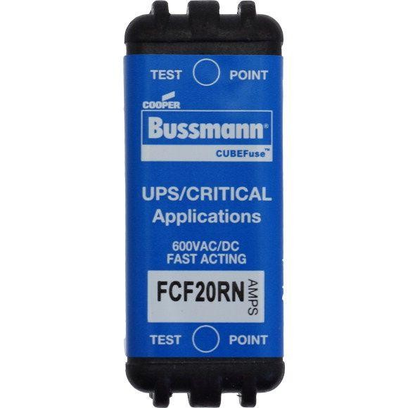  Предохранитель CUBE FAST ACTING 600В АС/DC 20А без индикация EATON FCF20RN 