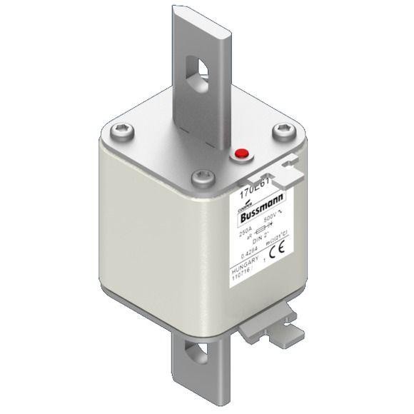  Предохранитель быстрый 250А 500В DIN 2хAR EATON 170E6112 