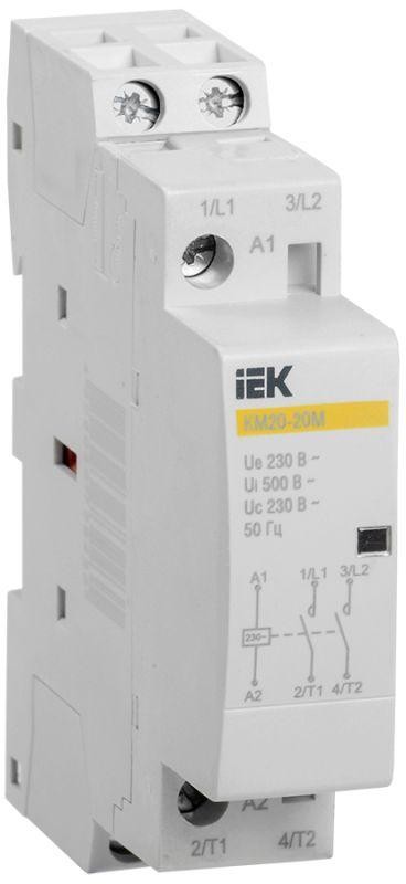  Контактор модульный КМ20-20М AC ИЭК MKK11-20-20 
