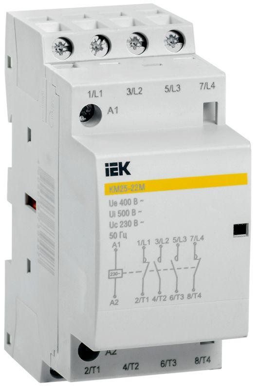  Контактор модульный КМ25-22М AC ИЭК MKK11-25-22 