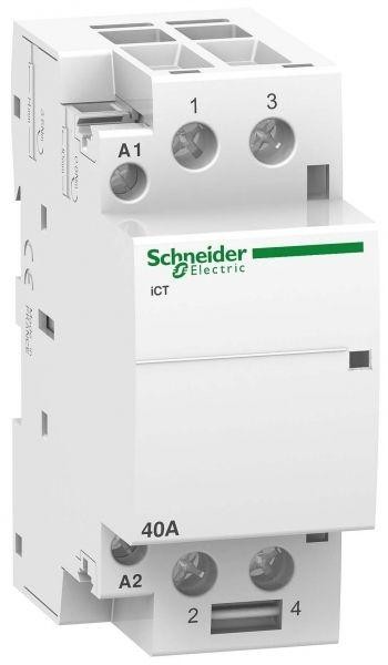 Контактор мод. iСТ Acti9 40А 2п 2НО 230/240В SchE A9C20842 