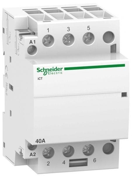 Контактор мод. iСТ Acti9 40А 3п 3НО 230/240В SchE A9C20843 