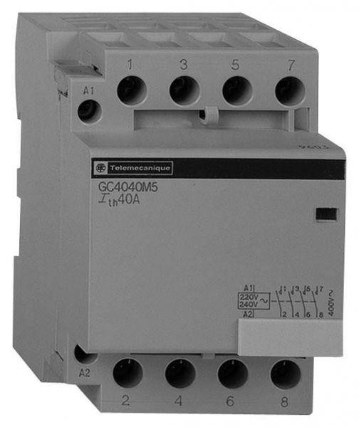  Контактор модульный 4п (4НО) 63А цепь управления 220В 50Гц SchE GC6340M5 