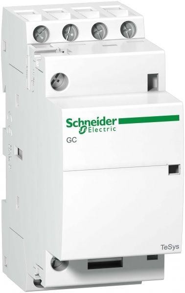  Контактор модульный 4п (2НО+2НЗ) 16А цепь управления 220В 50Гц SchE GC1622M5 