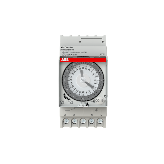  Реле времени суточное AD1CO-15m ABB 2CSM222421R1000 