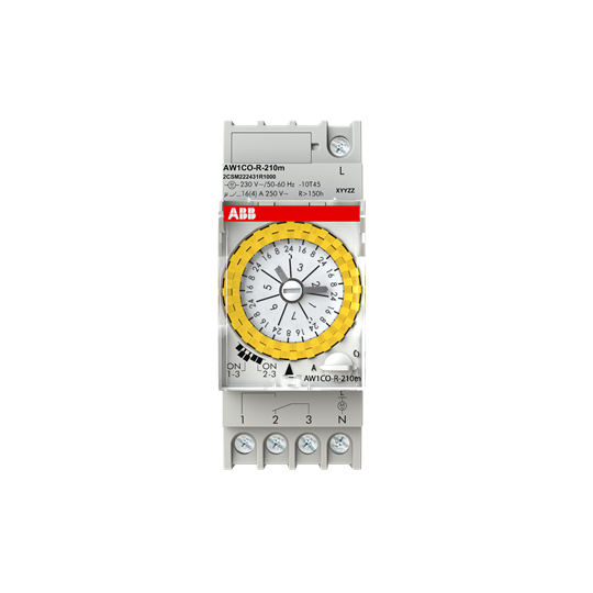  Реле времени недельное AW1CO-R-210m ABB 2CSM222431R1000 