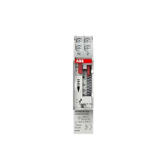  Реле времени суточное AD1NO-R-15m ABB 2CSM222461R1000 