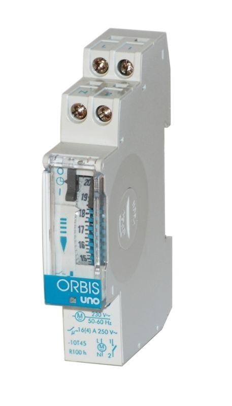  Реле времени модульное недельное UNO QRS шаг 2часа с рез. 1модуль Orbis OB400432 