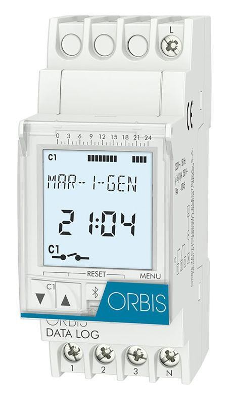  Реле времени цифровое DATA LOG 1 канал Orbis OB174012 