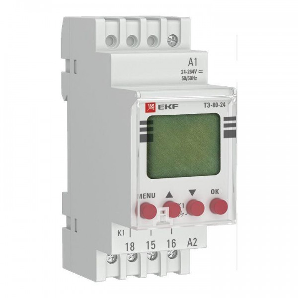  Таймер электронный ТЭ-80 24-230В PROxima EKF te-80-24 
