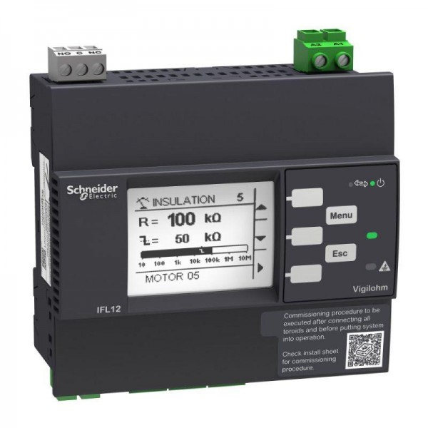  Локализатор повреждения изоляции IFL12 110-440В SchE IMDIFL12MC 