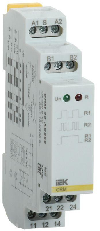  Реле импульсное ORM 2 конт. 230В AC ИЭК ORM-02-AC230 
