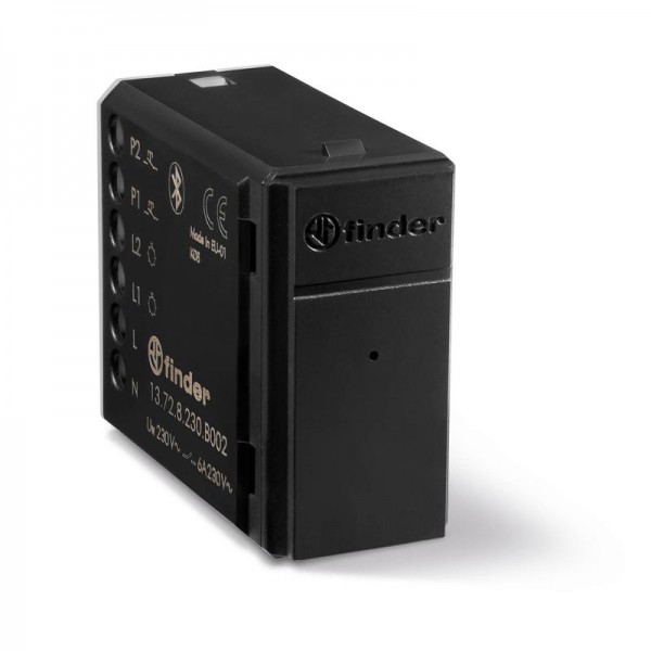  Реле модульное электронное 1CO 6А 230В AC BLE Yesly черн. FINDER 13728230В002PAS 