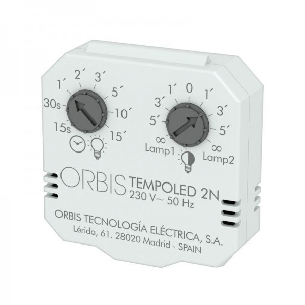  Таймер лестничный TTEMPO LED 2N ORBIS OB200007 