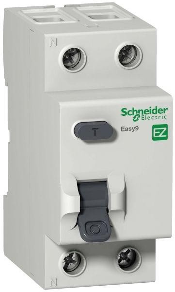  Выключатель дифференциального тока (УЗО) 2п 25А 30мА тип AC EASY9 SchE EZ9R34225 