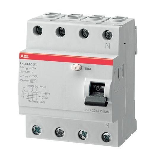  Выключатель диф. тока 4мод. FH204AC-40/0.1 ABB 2CSF204006R2400 