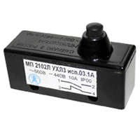  Микровыключатель МП 2102Л УХЛ3 исп. 03 IP00 толкатель с увеличенным рабочим ходом базовый винты Электротехник ET006840 