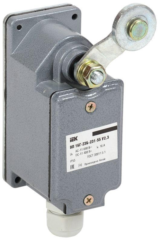  Выключатель концевой ВП 16Г-23Б-231-55 У2.3 1з+1р IP55 ИЭК KV-1-16-1 
